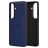 Mobiparts Classic Coque Samsung Galaxy S26 MagSafe Coque arrière en TPU,Similicuir - Sapphire Blue