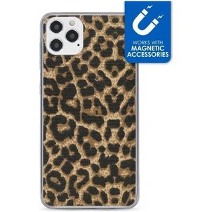 My Style Magneta Coque iPhone 12 Pro Coque arrière en TPU Souple - Leopard