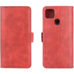 Mobigear Slim Magnet Xiaomi Redmi 9C Étui Portefeuille - Rouge