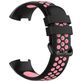 Mobigear Sport Plus Buckle Bracelet Silicone Fitbit Charge 4 Fermeture boucle ardillon - Noir / Rose