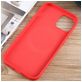 Mobigear Rubber Touch Coque iPhone 15 MagSafe Coque arrière en Silicone - Rouge