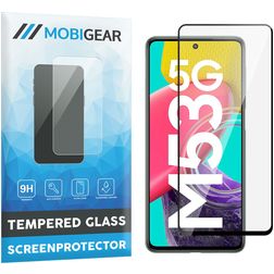 Mobigear Premium Samsung Galaxy M53 Verre trempé Protection d'écran - Compatible coque - Noir