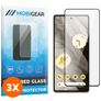 Mobigear Premium Google Pixel 7 Verre trempé Protection d'écran - Compatible Coque - Noir (Lot de 3)