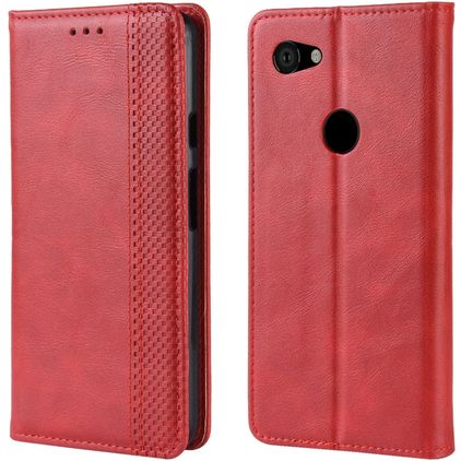 Mobigear Sensation Google Pixel 3a Étui Portefeuille - Rouge