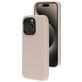 Mobiparts Coque iPhone 15 Pro Coque arrière en Silicone - Soft Salmon