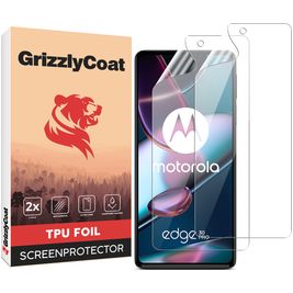 GrizzlyCoat Motorola Edge 30 Pro Hydrogel TPU Protection d'écran - Compatible Coque (Lot de 2)