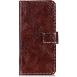 Mobigear Basic Housse OnePlus 9 Etui Porte-Monnaie - Marron