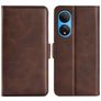 Mobigear Slim Magnet Housse HONOR X7 Etui Porte-Monnaie - Marron