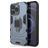 Mobigear Armor Ring Coque iPhone 13 Pro Coque arrière Rigide Anti-Chocs avec Anneau-Support - Bleu