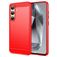 Mobigear Brushed Slim Coque Samsung Galaxy S24 FE Coque arrière en TPU Souple - Rouge