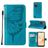 Mobigear Butterfly Housse Realme C31 Etui Porte-Monnaie - Bleu