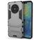 Mobigear Armor Stand Coque Huawei Mate 30 Coque arrière Rigide Anti-Chocs avec Support Amovible - Gris