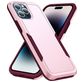Mobigear Heavy Armor Coque iPhone 14 Pro Coque arrière Rigide Anti-Chocs - Rose / Violet