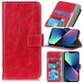 Mobigear Basic Housse iPhone 14 Plus Etui Porte-Monnaie - Rouge