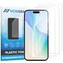 Mobigear iPhone 15 Protection d'écran Film - Compatible Coque (Lot de 3)