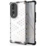 Mobigear Honeycomb Coque HONOR 70 Coque arrière Rigide Anti-Chocs - Blanc