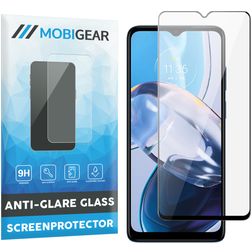 Mobigear Premium Motorola Moto E22 Verre trempé Protection d'écran - Compatible Coque - Noir