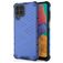 Mobigear Honeycomb Coque Samsung Galaxy M33 Coque arrière Rigide Anti-Chocs - Bleu