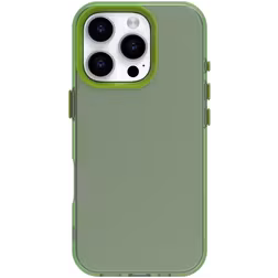 Mobigear Crystal Coque iPhone 16 Pro Max Coque arrière Rigide - Vert
