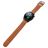 Mobigear Bumpy Bracelet Silicone Smartwatch Fermeture boucle ardillon - Connexion universelle de 20 mm - Marron