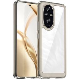 Mobigear Crystal Coque HONOR 200 Coque arrière Rigide - Gris