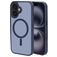 Mobiparts Hardcover iPhone 16 MagSafe Plastique rigide Coque arrière - Satin Blue
