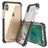 Mobigear Crystal Coque iPhone X Coque arrière Rigide - Noir / Transparent
