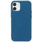 Mobiparts Coque iPhone 12 Mini Coque arrière en Silicone - Blueberry Blue