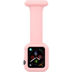 Mobigear Clip Case Bracelet Infirmière pour Apple Watch Épingle - 46/45/44 mm - Rose