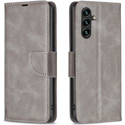 Mobigear Excellent Housse Samsung Galaxy A55 Etui Porte-Monnaie - Gris