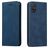 Mobigear Retro Slim Housse Samsung Galaxy A71 Etui Porte-Monnaie - Bleu