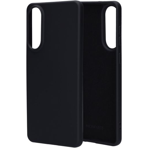 Mobiparts Coque Samsung Galaxy S25 Edge Coque arrière en Silicone - Noir