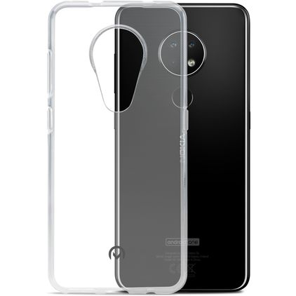Mobilize Gelly Coque Transparente Nokia 6.2 Coque arrière en TPU Souple - Transparent
