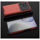 Mobigear Honeycomb Coque Vivo X80 Pro Coque arrière Rigide Anti-Chocs - Rouge
