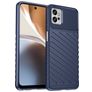 Mobigear Groove Coque Motorola Moto G32 Coque arrière en TPU Souple - Bleu
