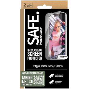 SAFE by PanzerGlass Ultra-Wide-Fit iPhone 14 Verre trempé Protection d'écran - Compatible Coque