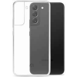 Mobilize Gelly Coque Transparente Samsung Galaxy S22 Coque arrière en TPU Souple - Transparent