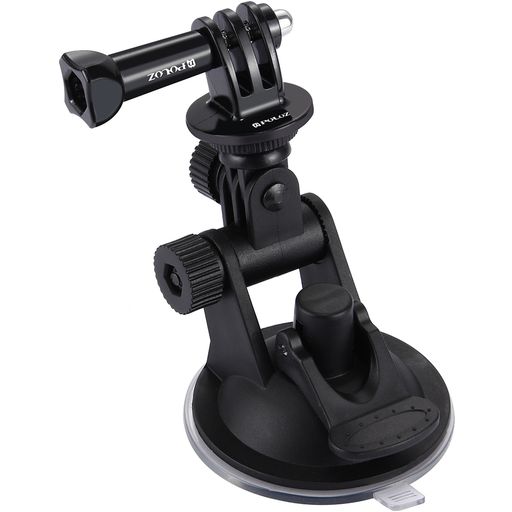 Puluz GoPro Support Voiture Ventouse - Noir