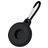 Mobigear Circle Key Coque Apple AirTag Porte-clés en en TPU Souple - Noir