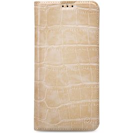 Mobilize Premium Gelly Housse Samsung Galaxy S7 Etui Porte-Monnaie - Alligator Peanut Brown