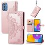 Mobigear Mandala Housse Samsung Galaxy M52 Etui Porte-Monnaie - Rose doré