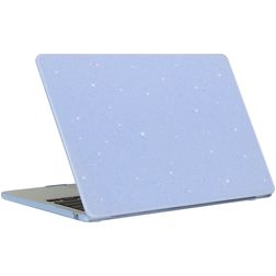 Mobigear Sparkling Cream MacBook Air 13 Pouces (2022-2026) Coque - Bleu - Model A2681 / A3113 / A3240 / A3449