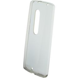 Mobilize Gelly Coque Transparente Motorola Moto X Play Coque arrière en TPU Souple - Transparent