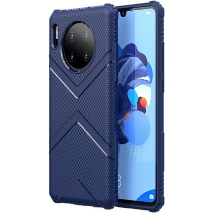 Mobigear Diamond Coque Huawei Mate 30 Coque arrière en TPU Souple - Bleu