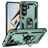 Mobigear Armor ring Coque Samsung Galaxy S26 Coque arrière Rigide Anti-Chocs avec Anneau-Support - Vert