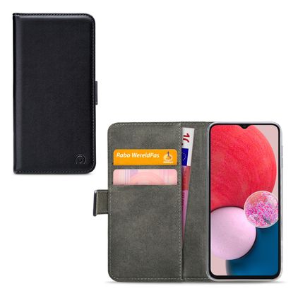 Mobilize Classic Gelly Wallet Housse Samsung Galaxy A13 4G Etui Porte-Monnaie - Noir
