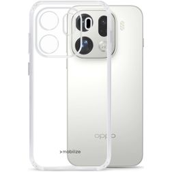 Mobilize Gelly Transparent OPPO Find X9 Pro TPU souple Coque arrière - Transparent