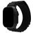 Mobilize Alpine Bracelet Nylon Apple Watch Fermeture boucle ardillon - 42/41/40/38 mm - Noir