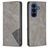 Mobigear Rhombus Slim Housse Samsung Galaxy A37 Etui - Gris