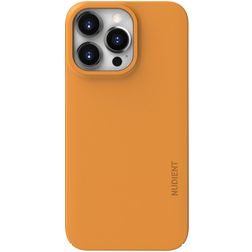 Nudient Thin Precise Coque iPhone 13 Pro Coque arrière Rigide - Saffron Yellow